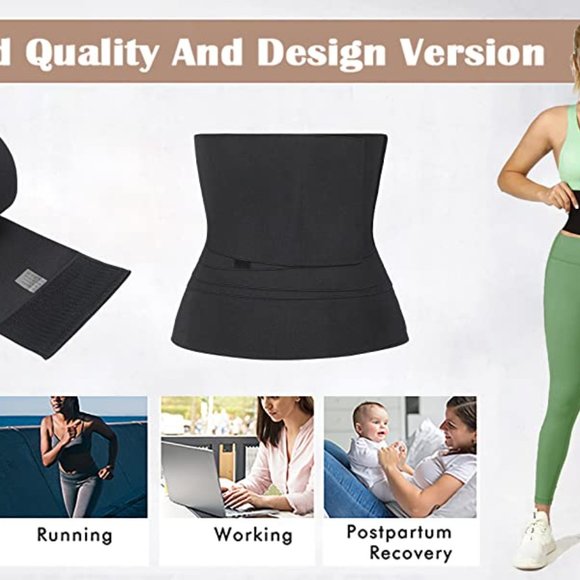 Waist Wrap, Waist Trainer for Women with Loop Design, Tightness Adjustab… - Picture 2 of 10